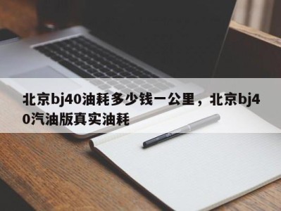 北京bj40油耗多少钱一公里,北京bj40汽油版真实油耗