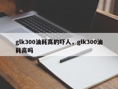 glk300油耗高的吓人，glk300油耗高吗