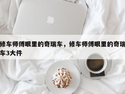 修车师傅眼里的奇瑞车,修车师傅眼里的奇瑞车3大件