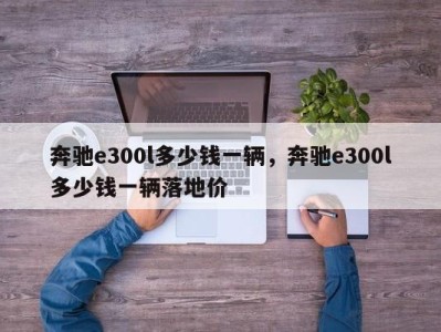 奔驰e300l多少钱一辆,奔驰e300l多少钱一辆落地价