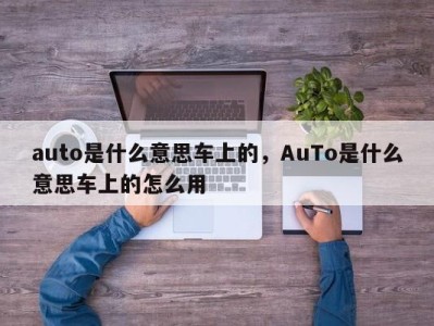 auto是什么意思车上的，AuTo是什么意思车上的怎么用