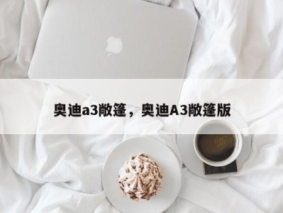 奥迪a3敞篷,奥迪A3敞篷版