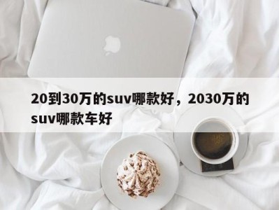 20到30万的suv哪款好,2030万的suv哪款车好